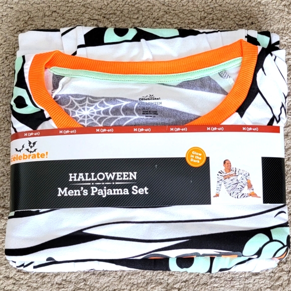 Way To Celebrate "DADCULA" Halloween Themed Men Pajama Set Size M (38-40) NWT - Picture 2 of 2